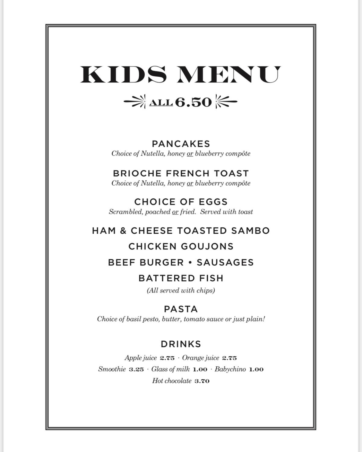 Carta del restaurante Cinnamon Ballsbridge, Dublin