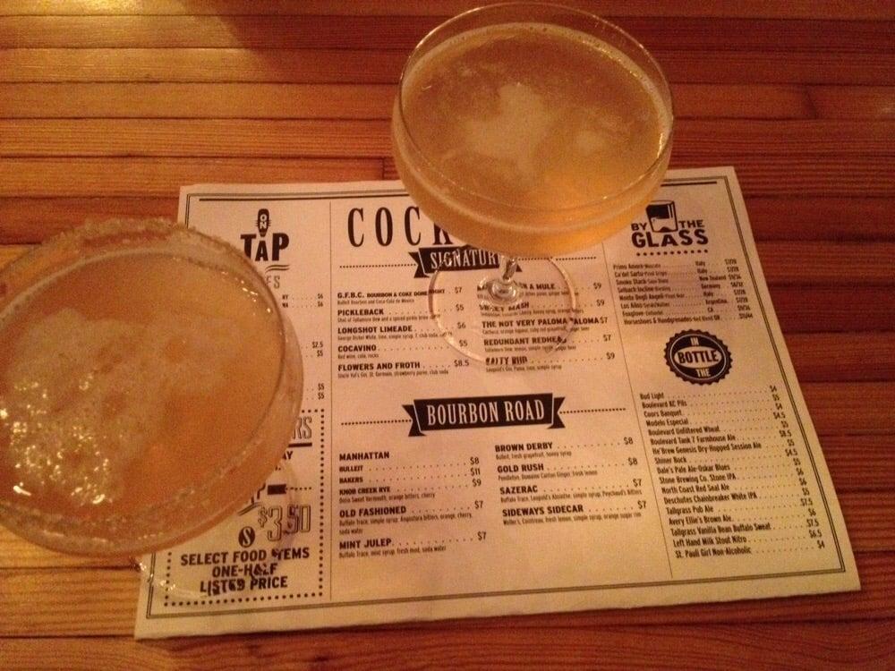 Menu at Bourbon & Baker pub & bar, Manhattan