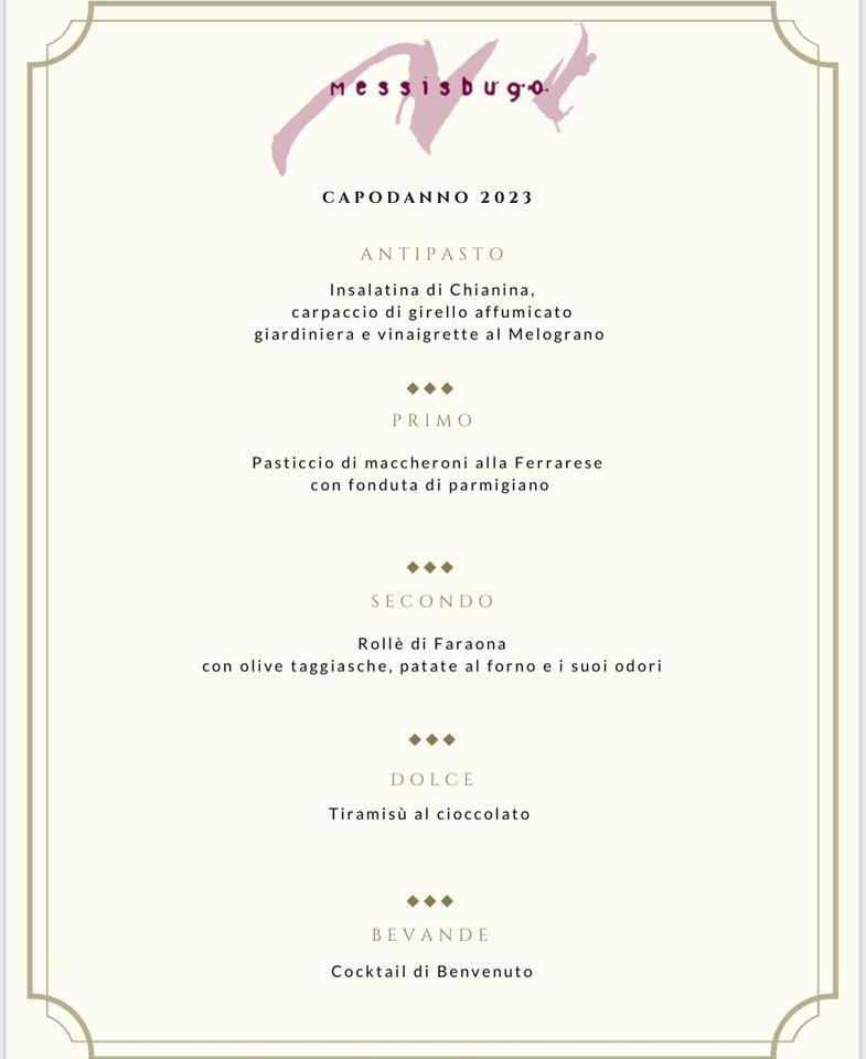 Menu di Messisbugo 