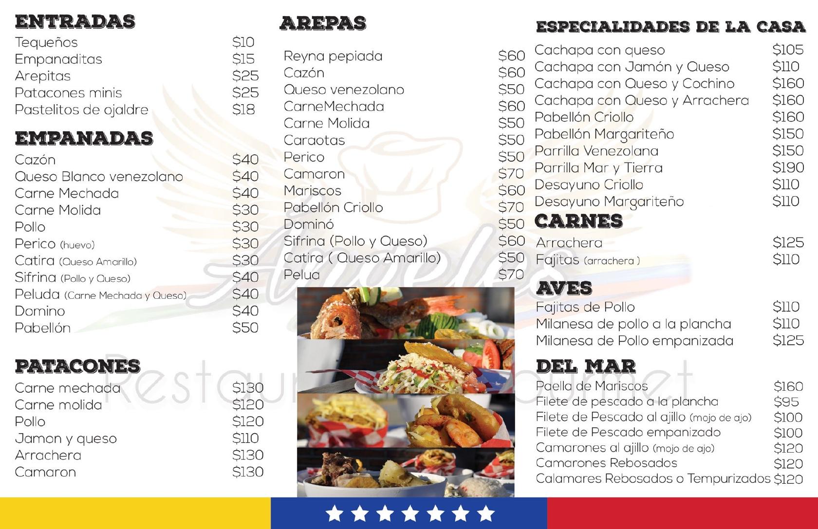 Menu at Angeles Gourmet pub & bar, La Tijera, Av. Adolfo López Mateos ...