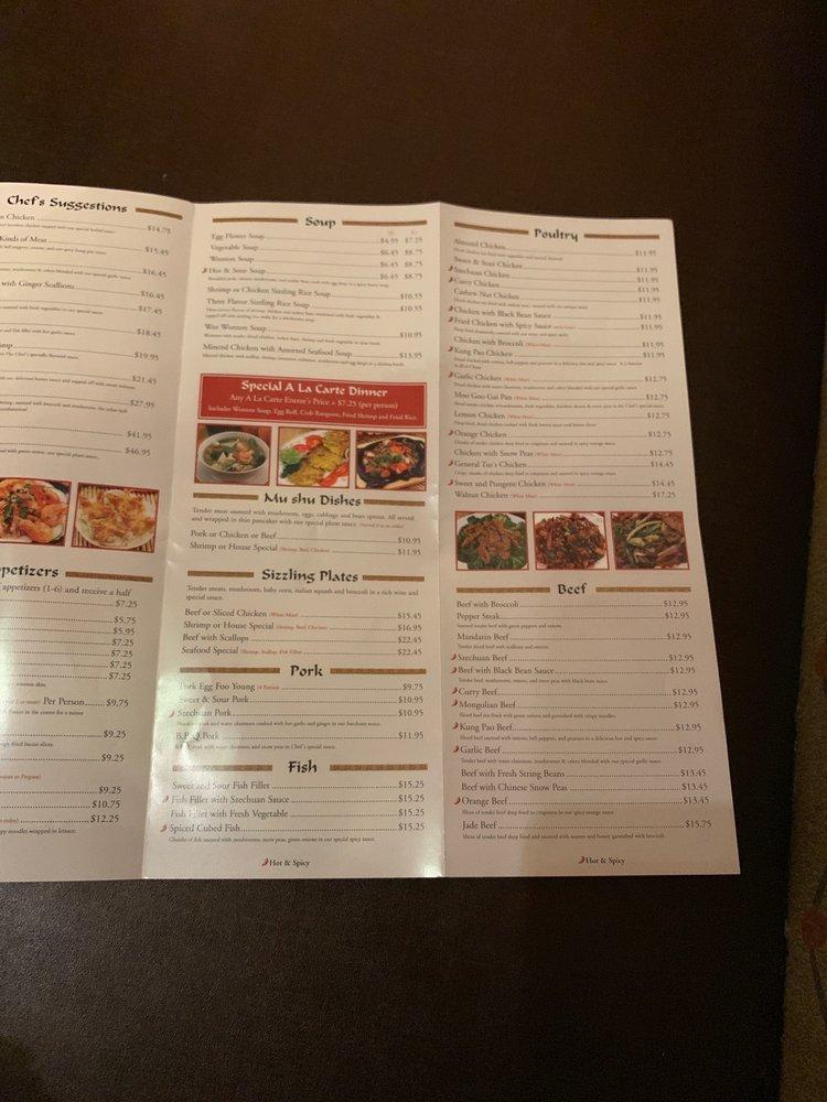 Menu at Dragon House restaurant, Riverside