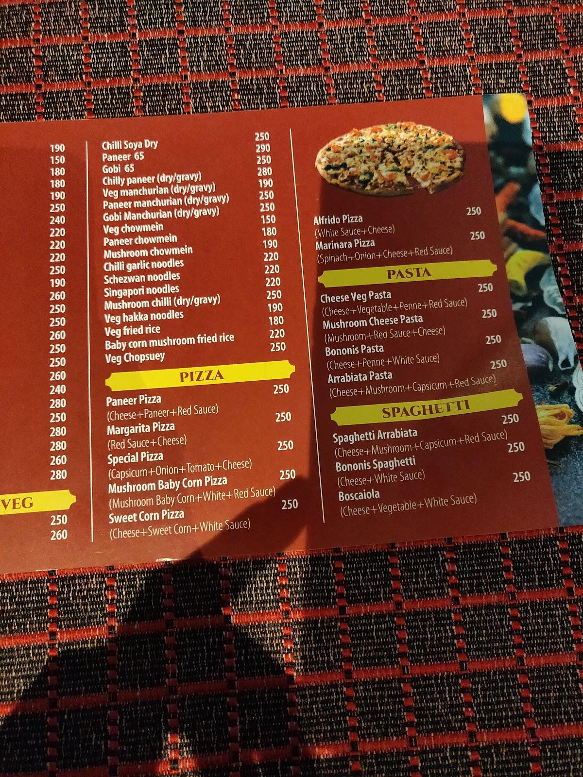 Menu at Hungry Bike Food Delivery App, Rishikesh