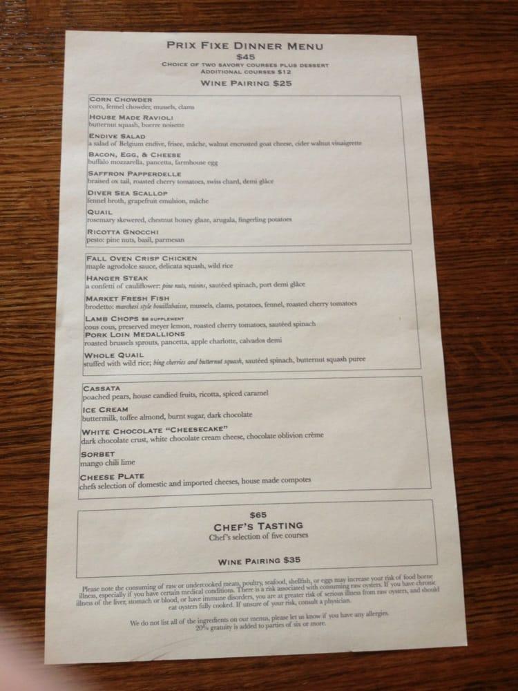 Menu at The Chef's Table pub & bar, Stuart