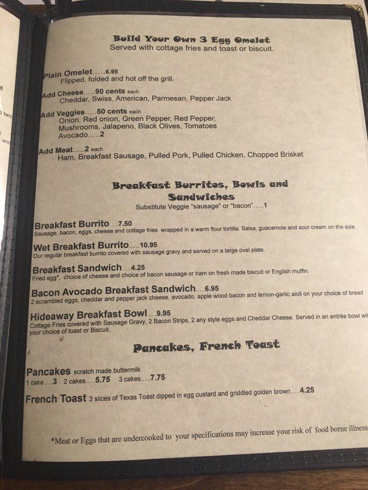 Menu at KK5 Kamp Kitchen restaurant, Amboy