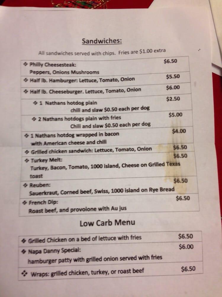 Menu at Harley's Roadhouse pub & bar, Little River