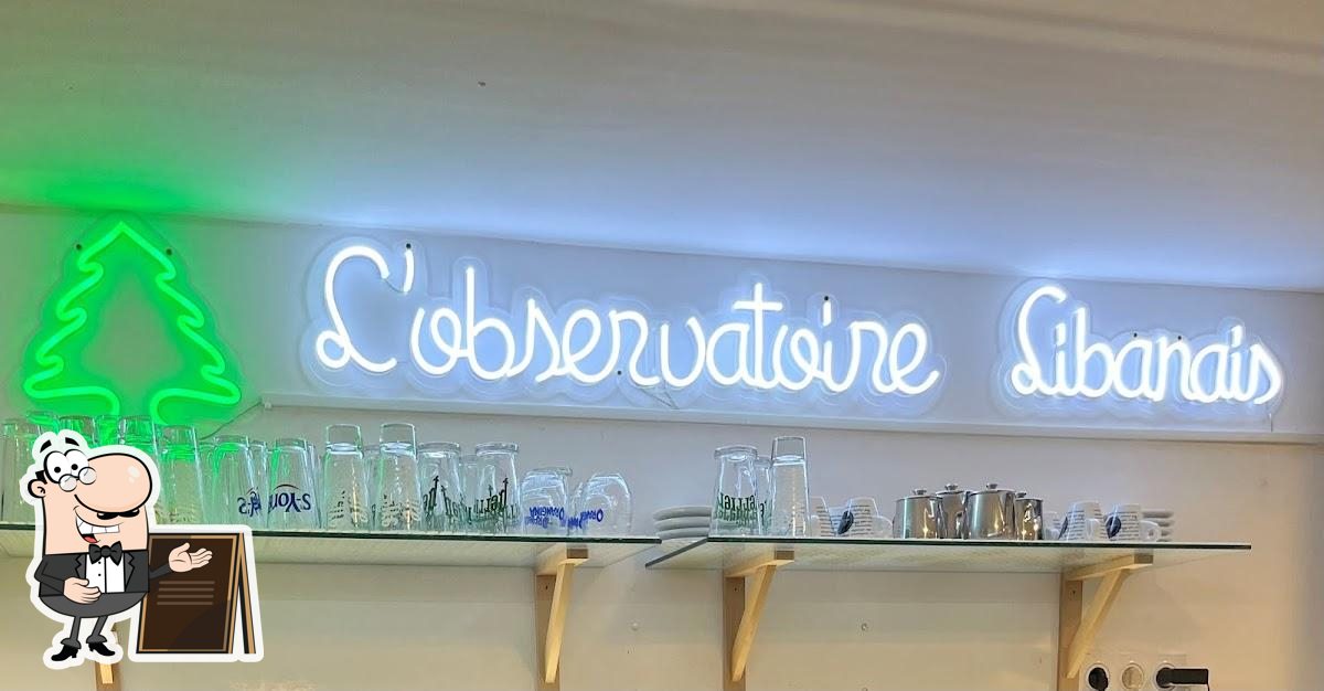 L'observatoire libanais, Montpellier - Menu du restaurant, prix et avis