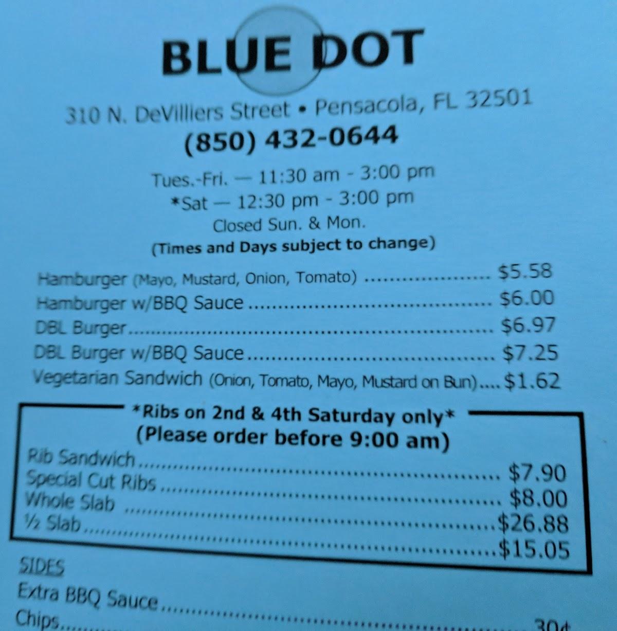 Menu At Blue Dot BBQ Pensacola   Rcd4 Blue Dot Menu 2022 10 