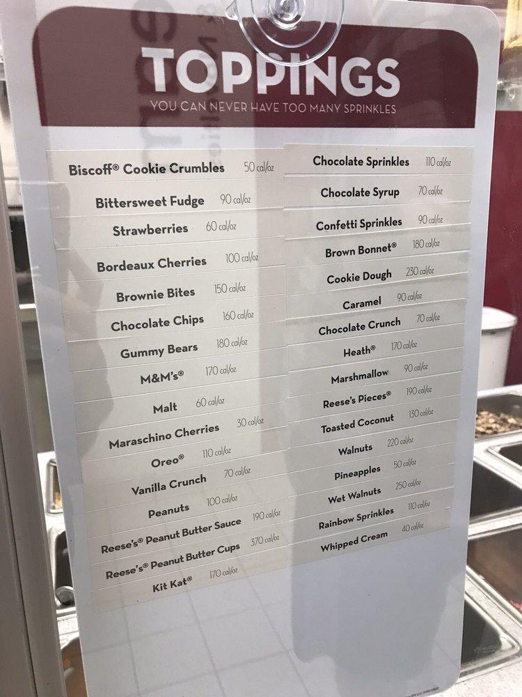 Menu at Carvel desserts, Lincoln Park, 261 Comly Rd