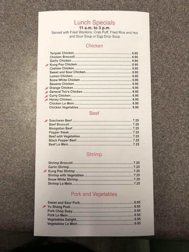 Menu at Great Wok restaurant, Phoenix, E Ray Rd #12