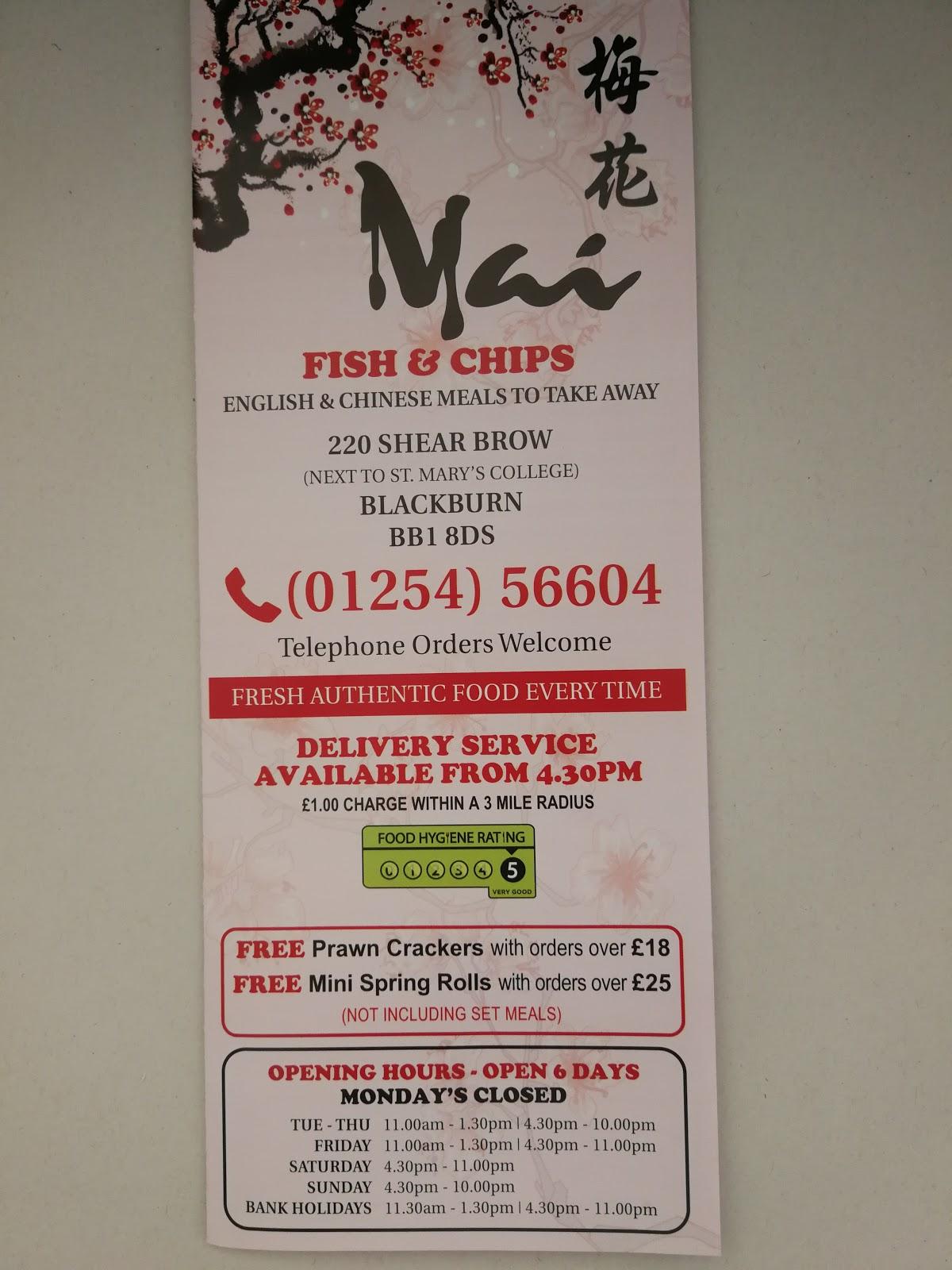 Mai in Blackburn Restaurant reviews