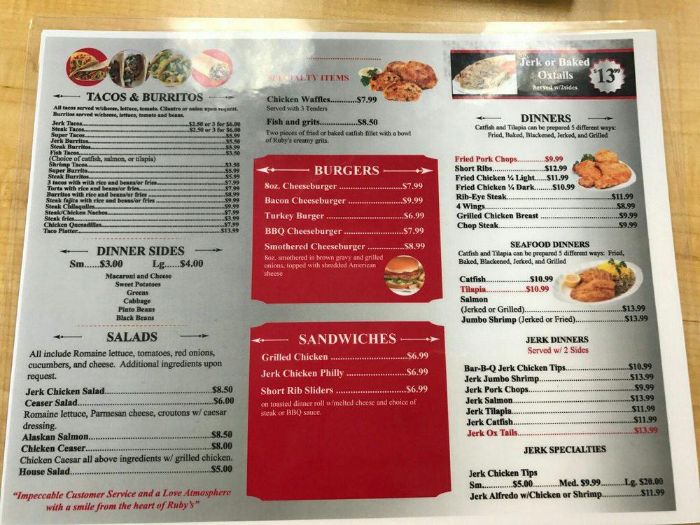 Menu at Lawrence's SoulFood Restaurant, Country Club Hills