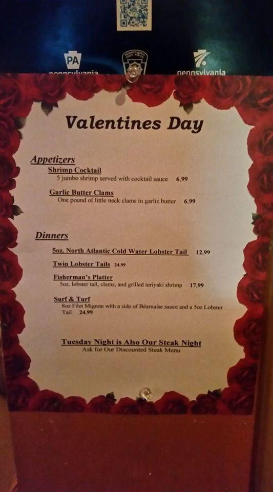Menu at Chicken Lounge pub & bar, Allentown