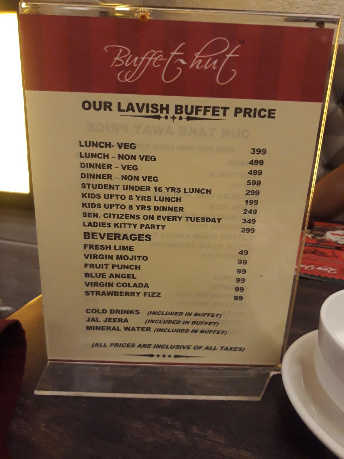 Menu at Eleven spices BUFFET / ALA CARTE BUFFET RESTAURANT IN JAMMU TOP ...