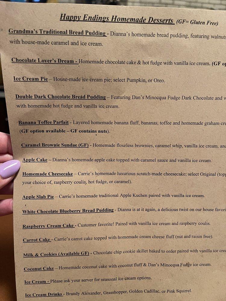 Menu at Northfork Fin & Filet pub & bar, Woodruff