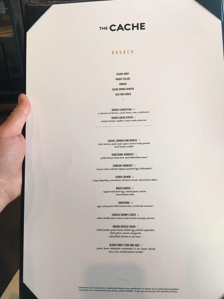 Menu at Ginger and Baker cafe, Fort Collins
