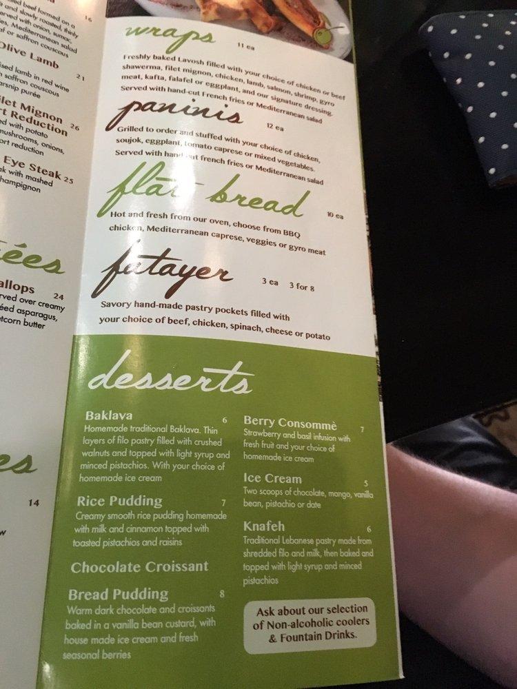 Menu at Green Olive pub & bar, Downey, Lakewood Blvd