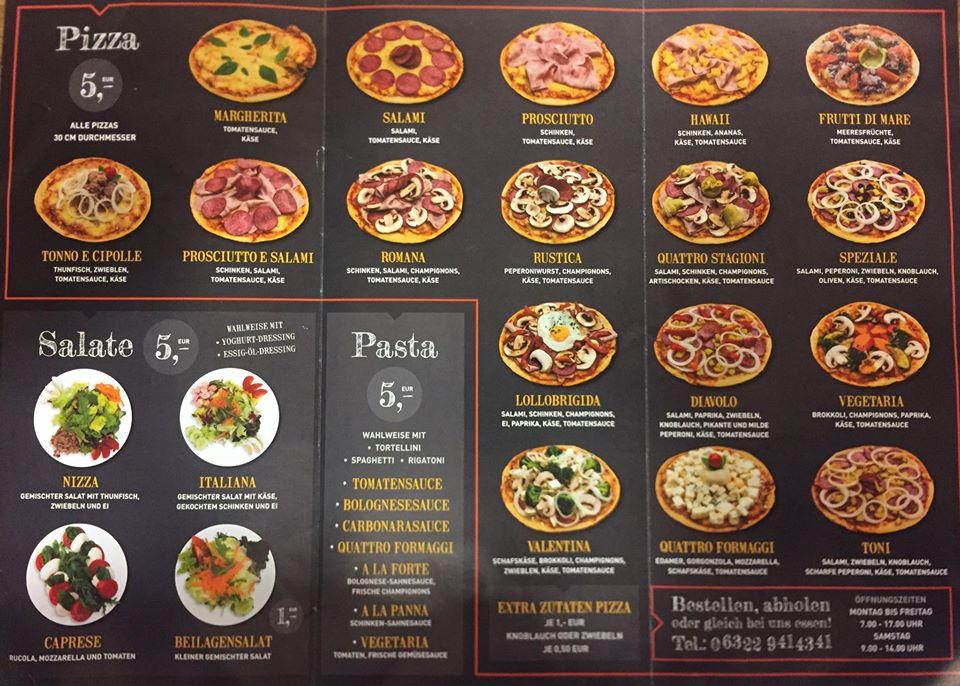 Speisekarte von Pizza Pasta & More, Bad Dürkheim, Bruchstraße 12