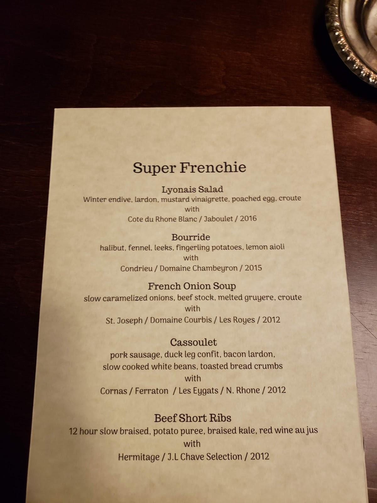 Menu at Castor pub & bar, Corvallis