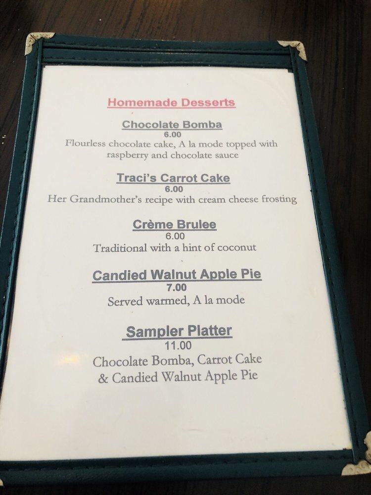 Menu at The Mason Jar Cafe, Fort Lauderdale