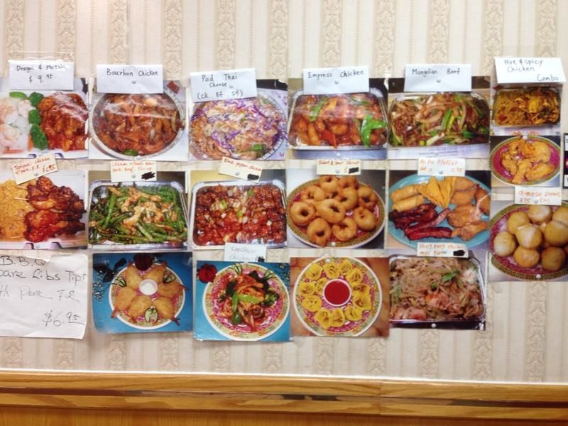 Menu at Timmy's Wok restaurant, Hamilton