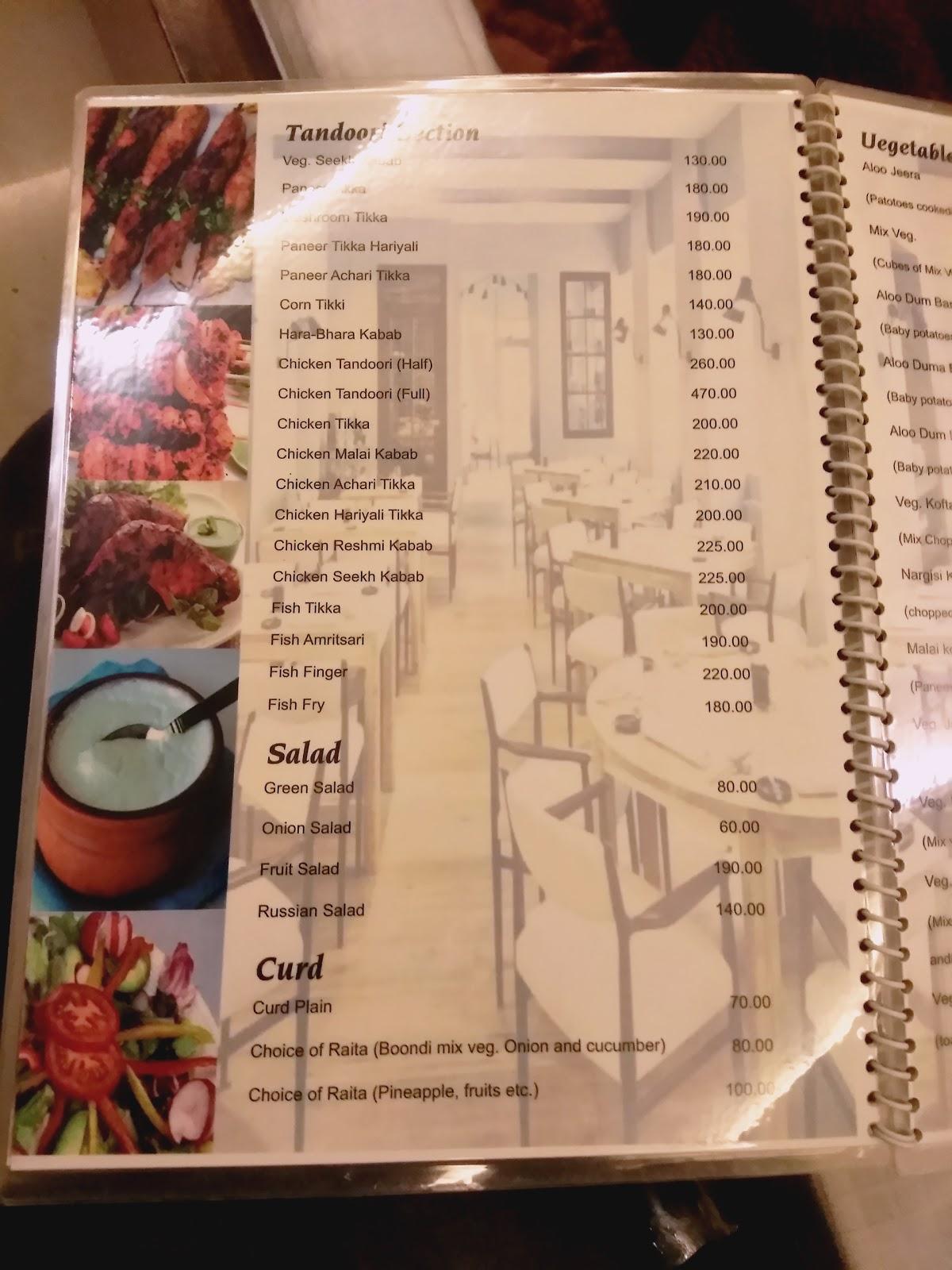 Rasoi menu