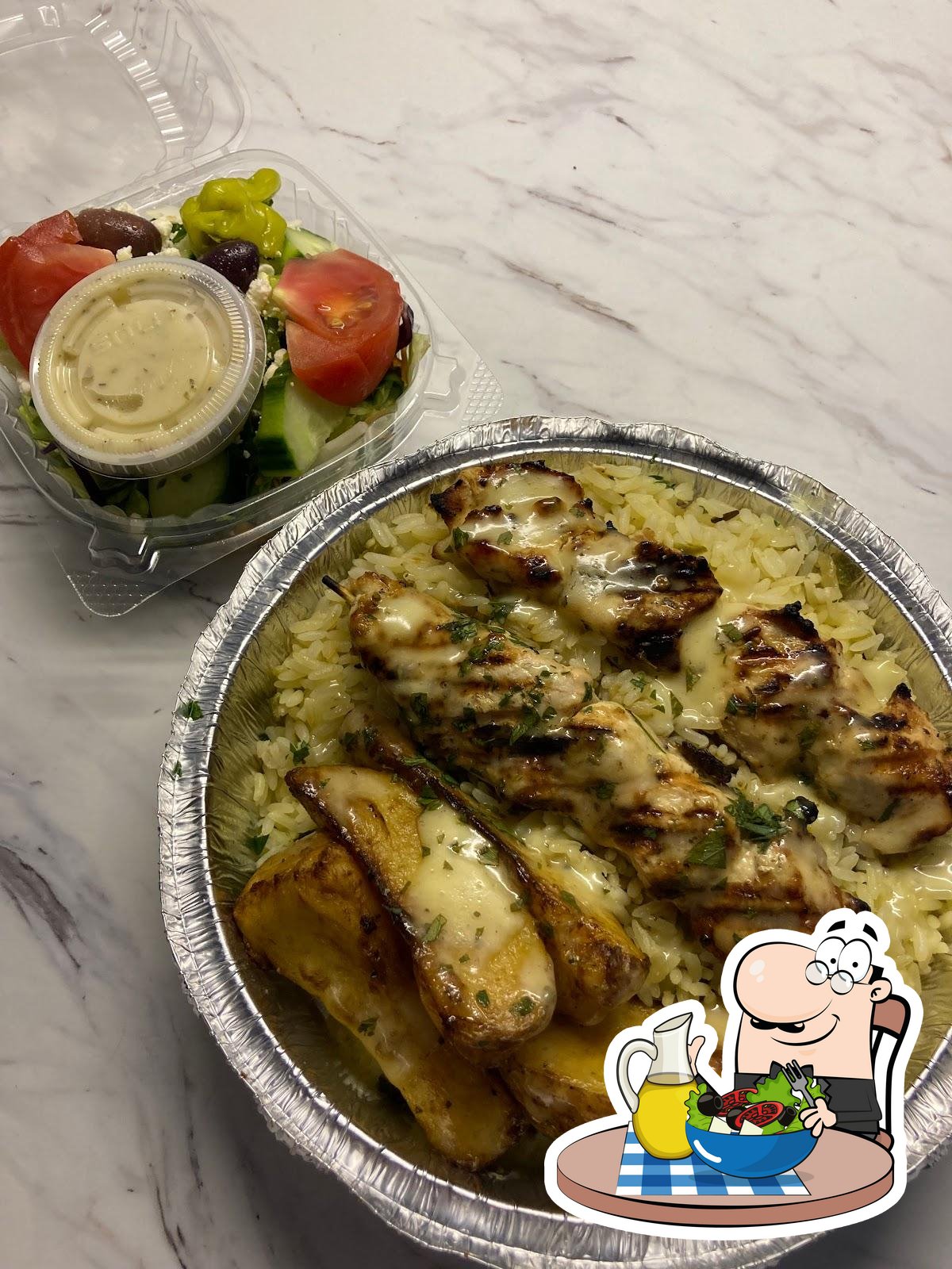 Olive Us Greek Restaurant in Burlington Restaurant menu and reviews
