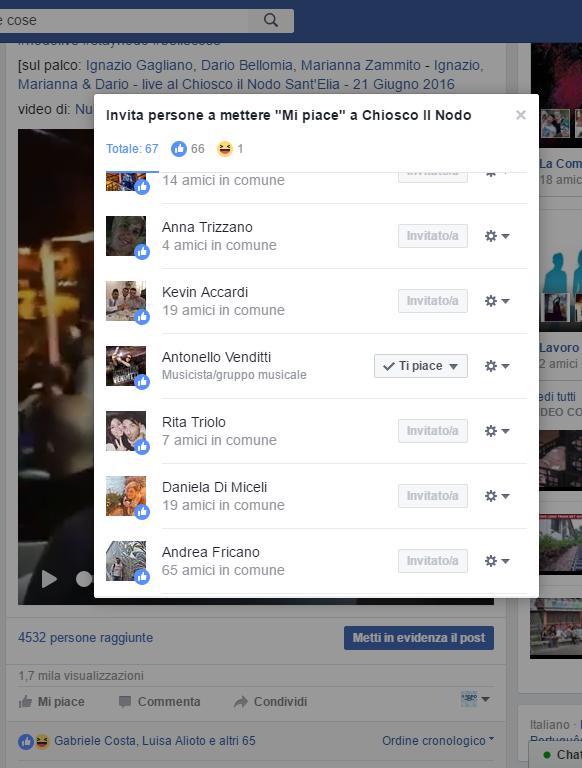 Menu di Chiosco Il Nodo 