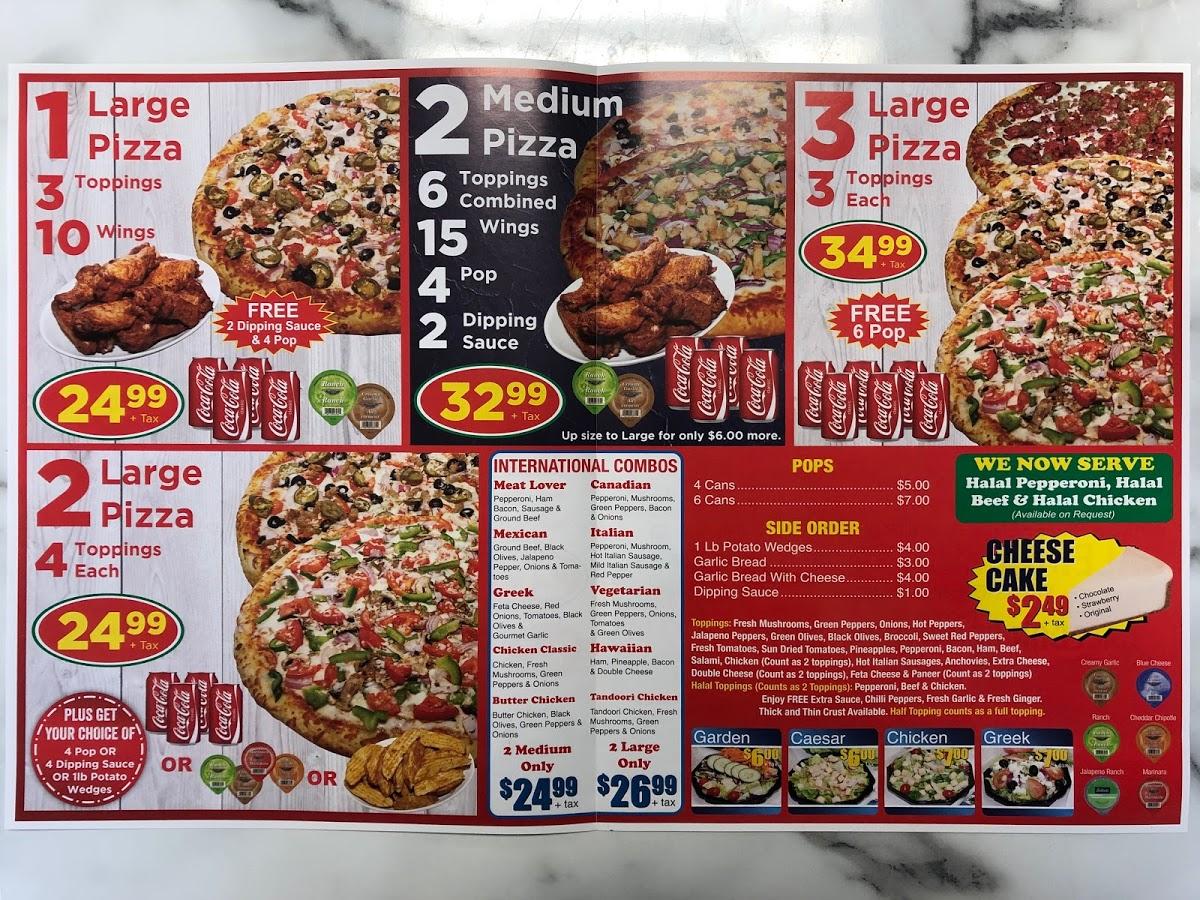 Menu at Grabb-a-pizza - best pizza deals pizzeria, Caledon