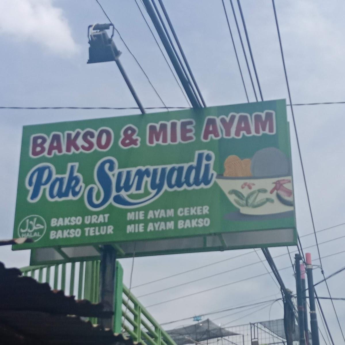 Bakso Dan Mie Ayam Pak Suryadi