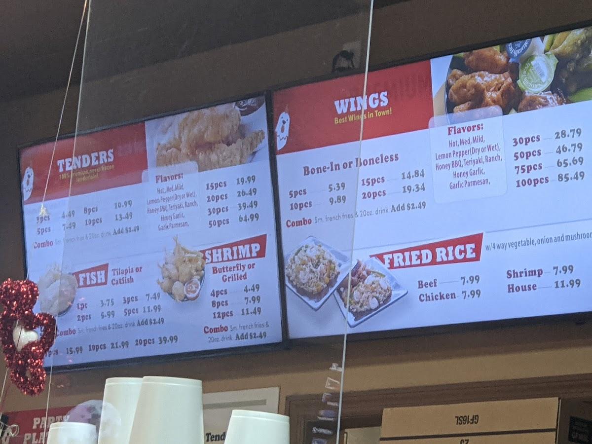 Menu at Chicken Exit restaurant, Clarksville
