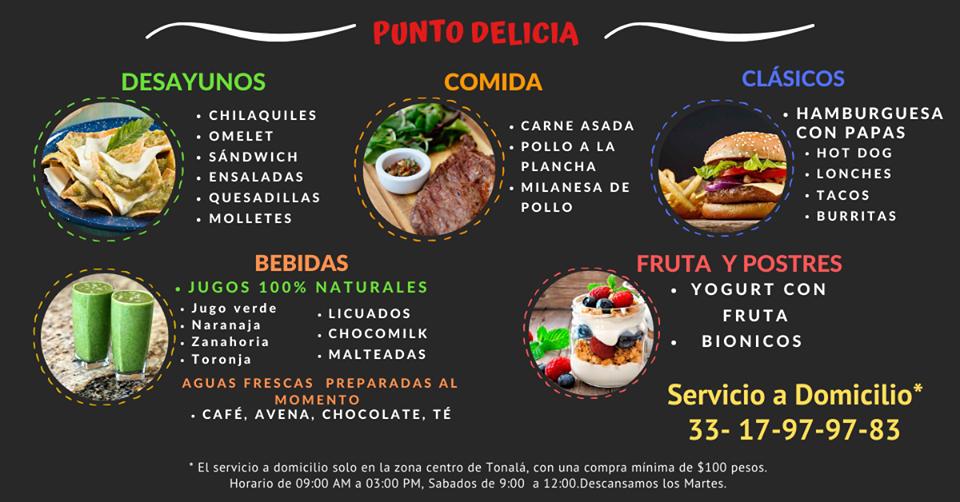 Punto Delicia de Tonalá restaurant, Tonalá - Restaurant menu and reviews