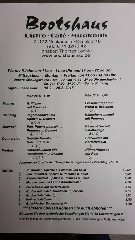 Speisekarte Von Bootshaus Neckarsulm Restaurant Neckarsulm speisekarte-von-bootshaus-neckarsulm-restaurant-neckarsulm