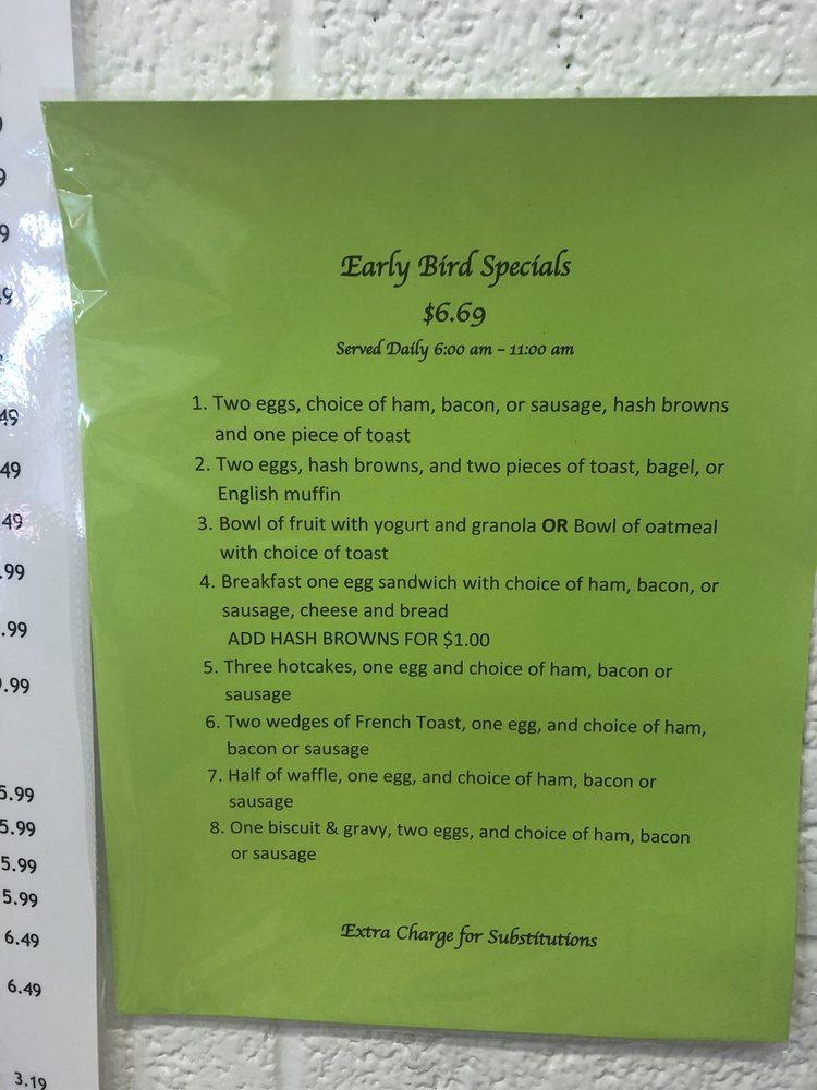 Menu at Skillets Cafe, Chino Valley, 990 AZ89