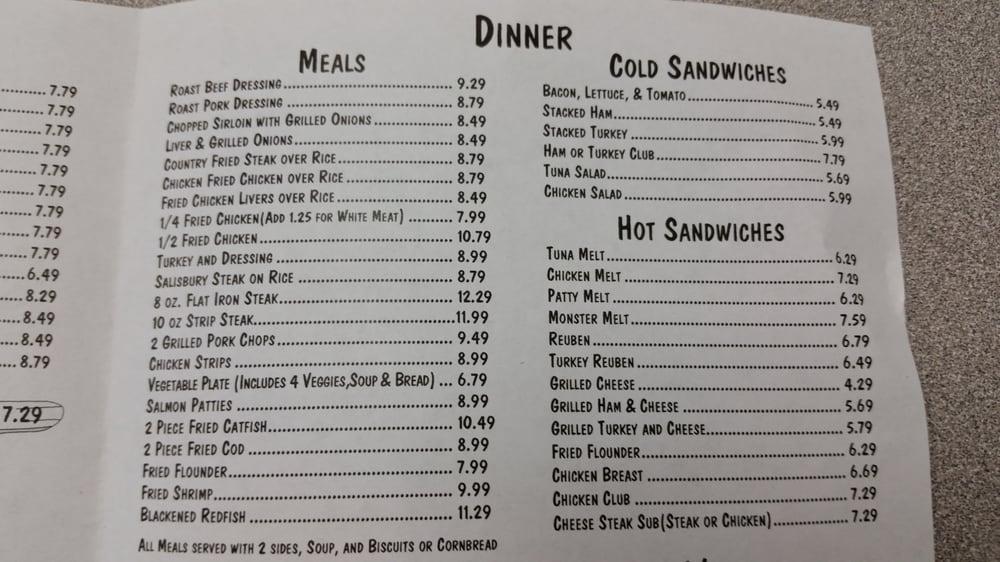 Menu at Country Cookin Diner Cocoa restaurant, Cocoa, FL524 100