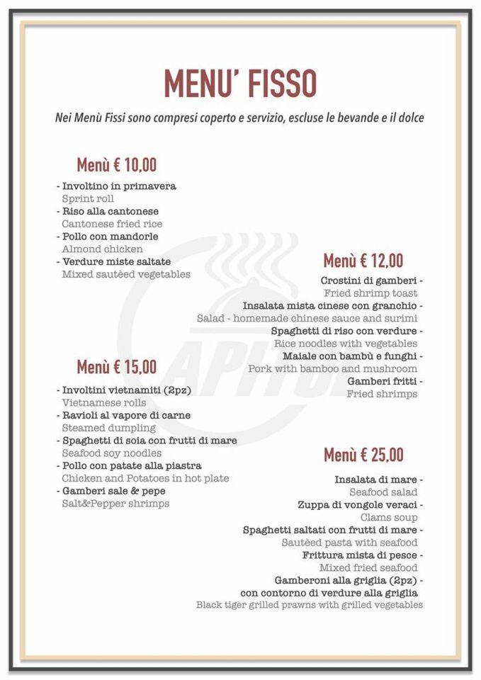 Menu di Capitol 
