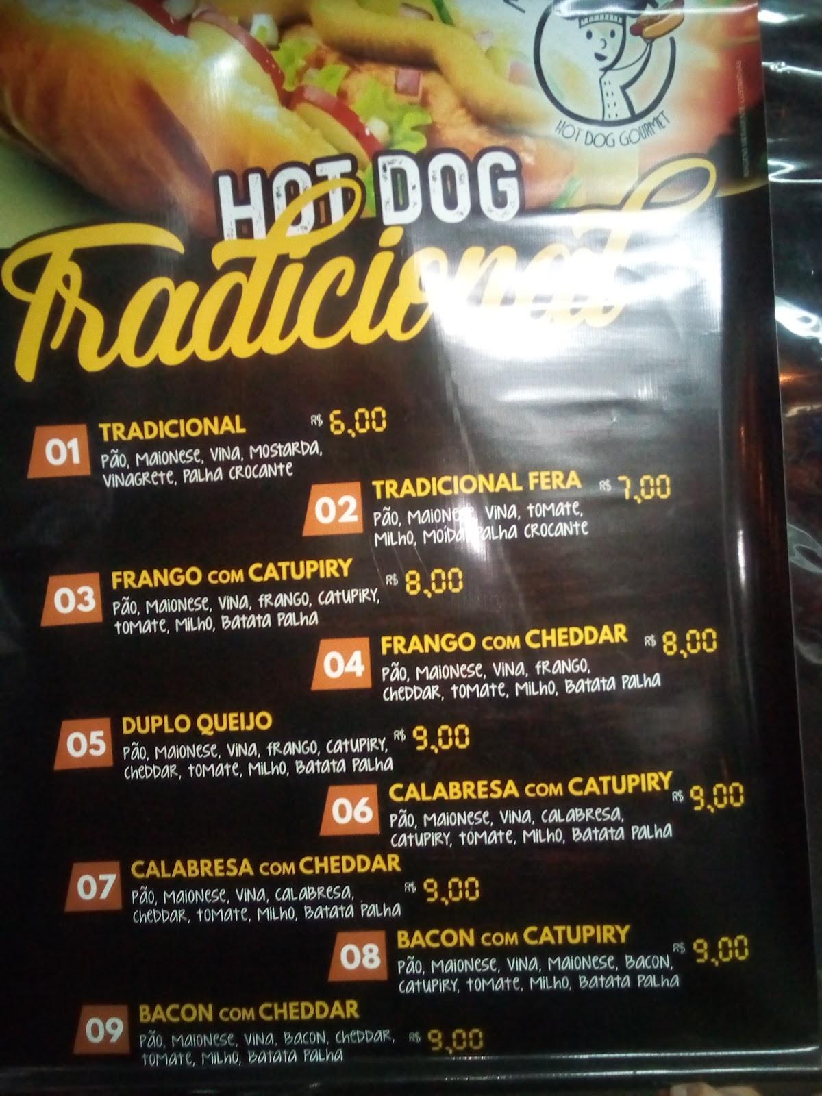 Masterchef Dogs cardápio