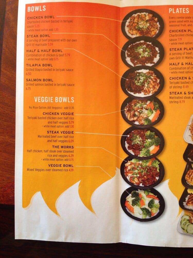 Menu at Just Grill It restaurant, Barstow