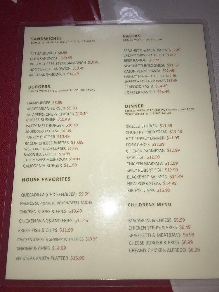 Menu at California Grill restaurant, Madera, 226 E Yosemite Ave