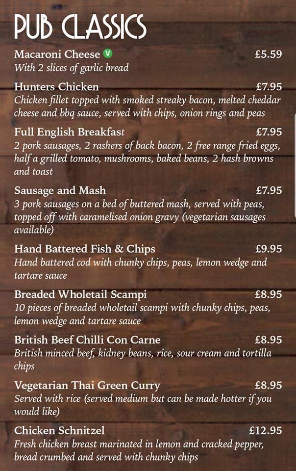 Menu At The Dolphin Pub And Bar Southampton 30 Osborne Rd S