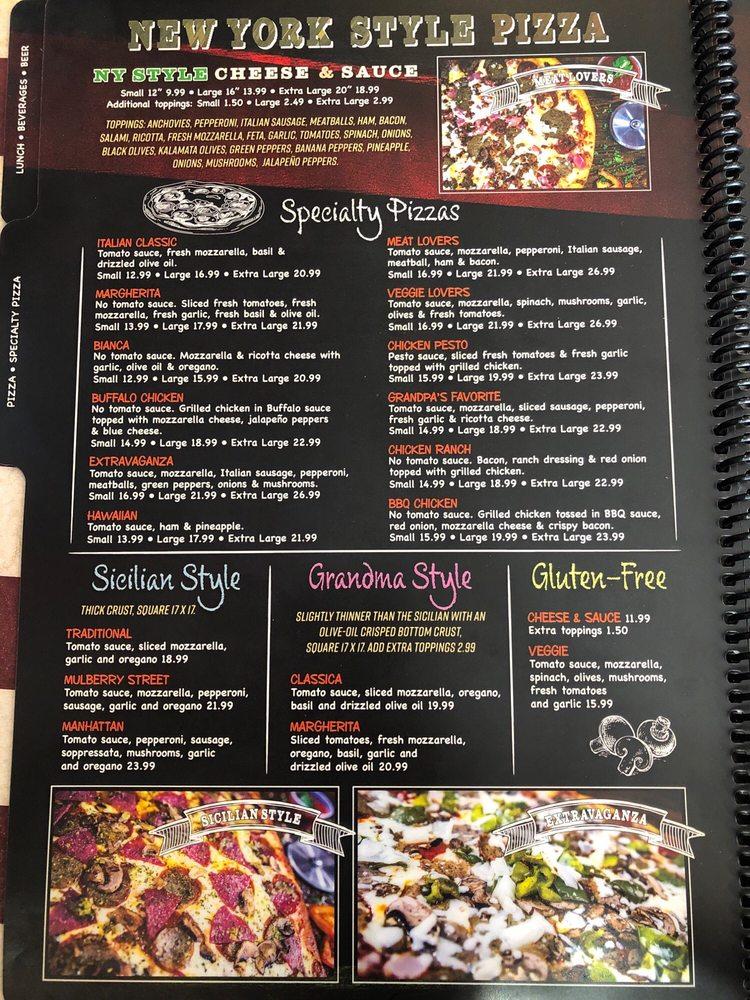 Menu at Antonio's House of Pizza pizzeria, Kissimmee