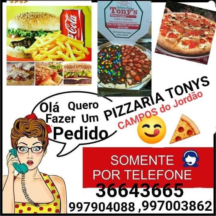 Tony's Lanchonete e Pizzeria cardápio