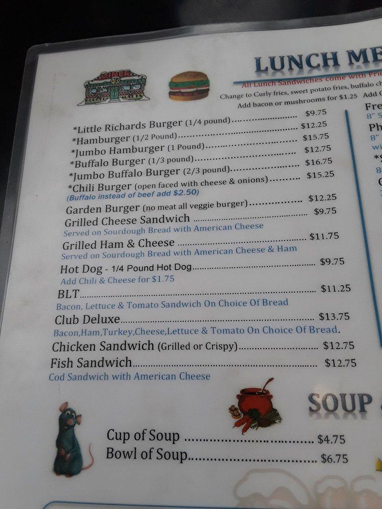 Menu At Little Richard's Family Diner Restaurant, North Pole