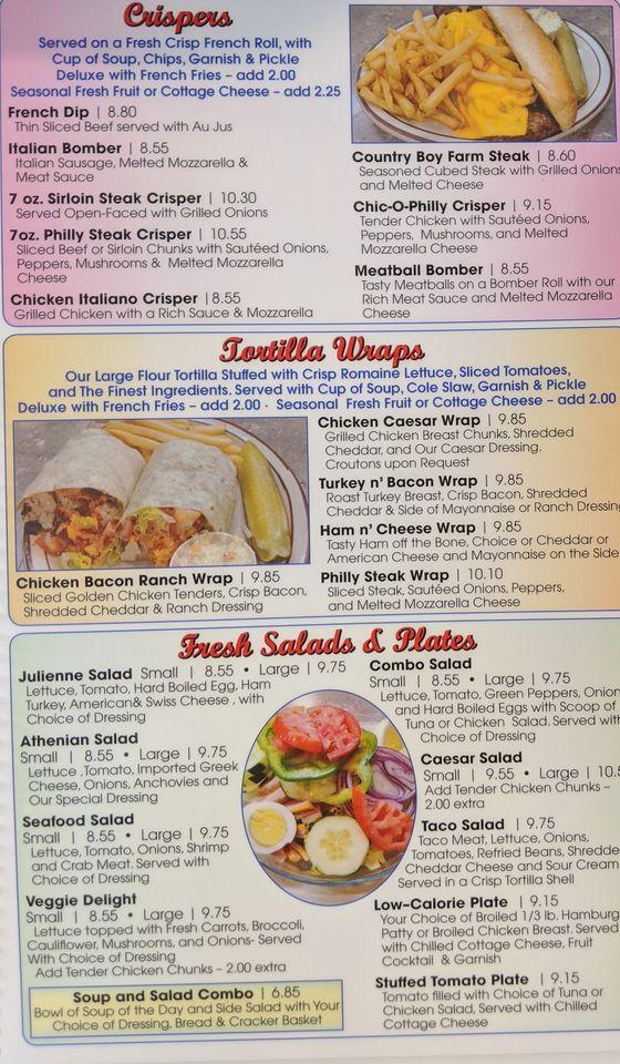 Menu at Tommy's Home Run Family Restaurant, Kenosha