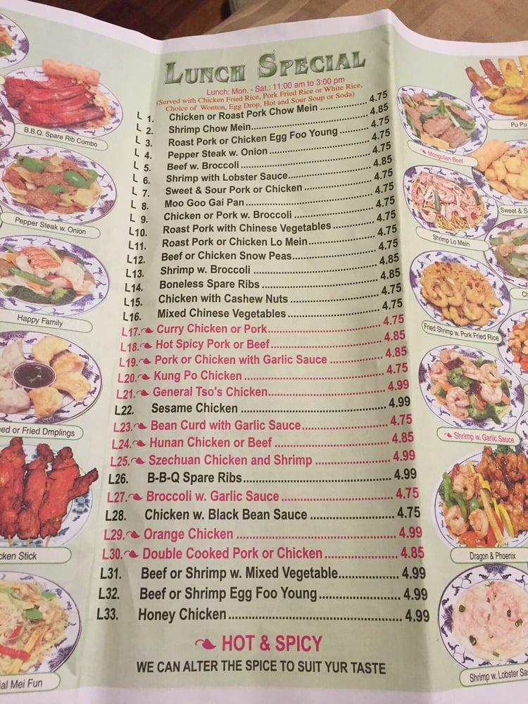 Menu at Wok N Roll restaurant, Knoxville, E Magnolia Ave