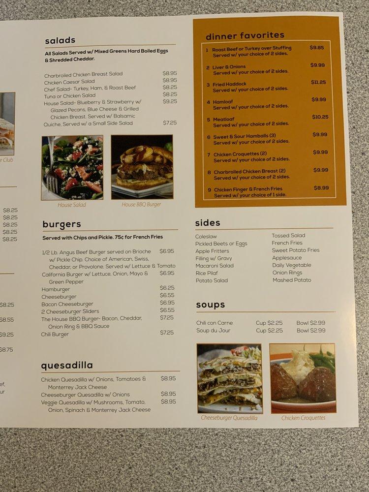Menu at Pancake Farm restaurant, Ephrata