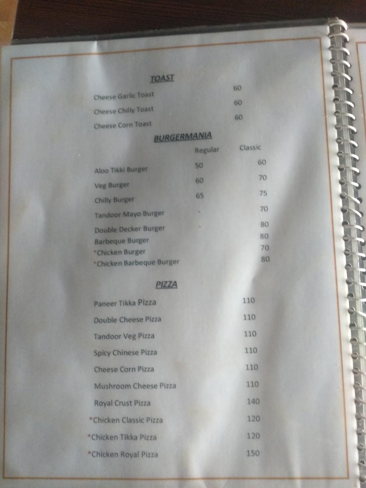 Menu at Coffee and more, Gargoti