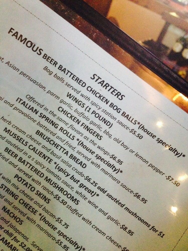 Menu at Socastee Station restaurant, Myrtle Beach, Socastee Blvd A