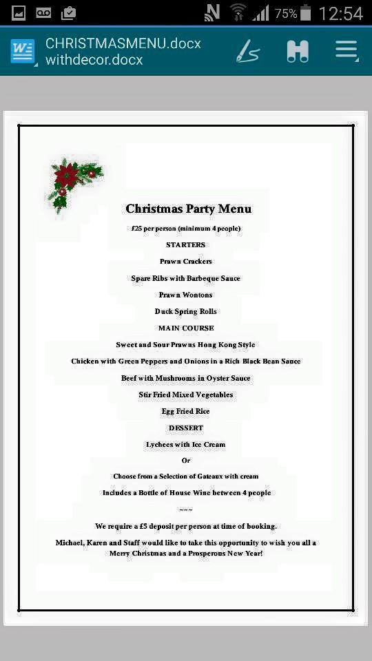 Menu At The Empress Restaurant Ilfracombe 111 High St   Rd0b Emperors Court Menu 