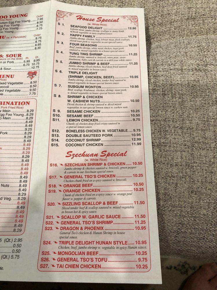 Menu at China Chef restaurant, Odessa