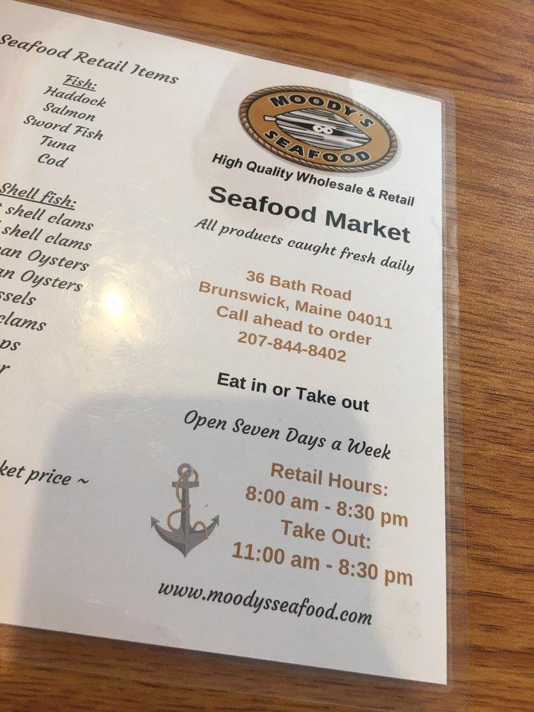 Menu at Fishermen's Net Seafood Restaurant & Market, Brunswick